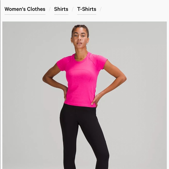 Lululemon swiftly tech short sleeve 2.0